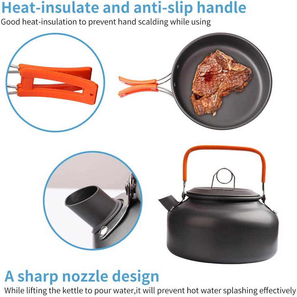 1 Uds./1 Juego de utensilios d - Camping Cooking Full Set reseña y precio