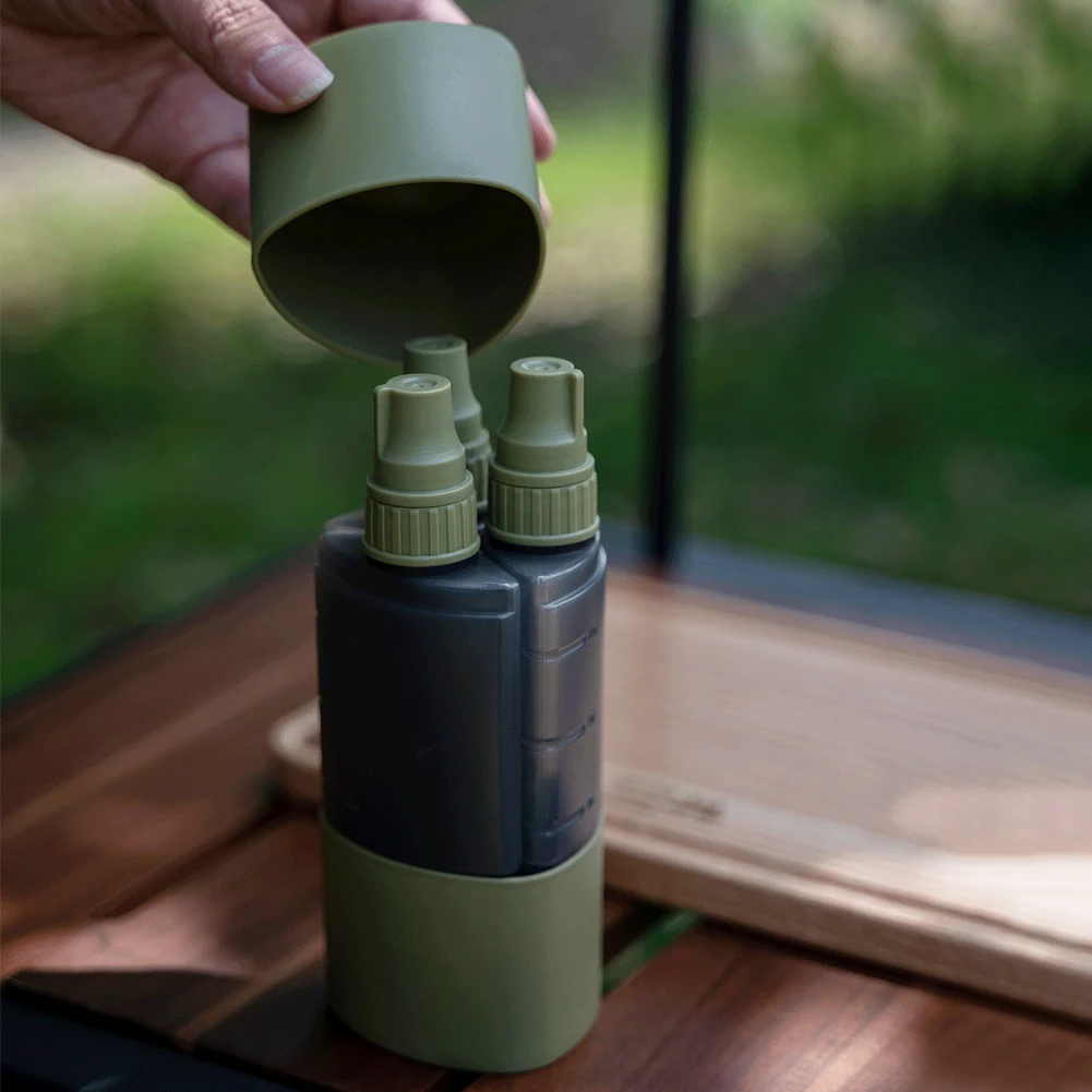 Dispensador de condimentos 3 e - Camping Cooking Full Set reseña y precio