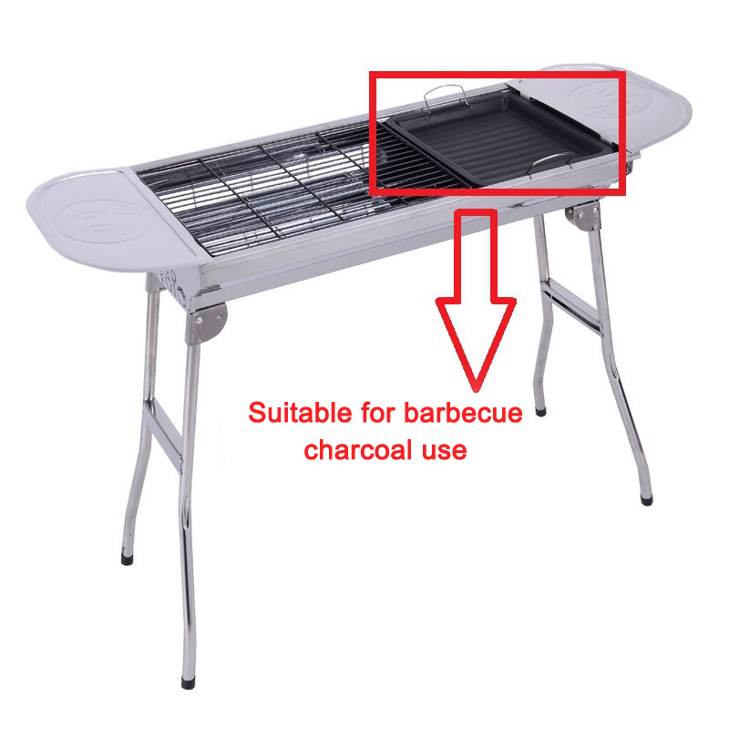 Sartén cuadrada gruesa para ex - Camping Cooking Wok reseña y precio