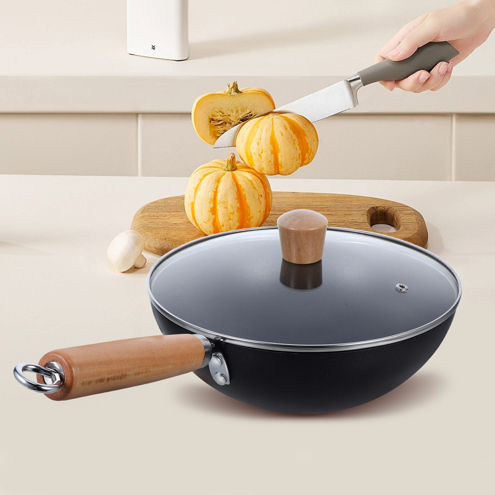Sartén Pequeña de Hierro sin R - Camping Cooking Wok reseña y precio