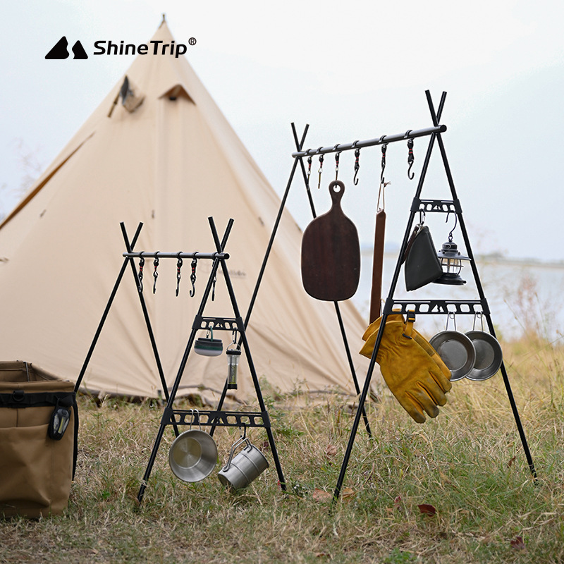 Shine Trip-estante triangular  - Camping Cooking Utensil Holder reseña y precio