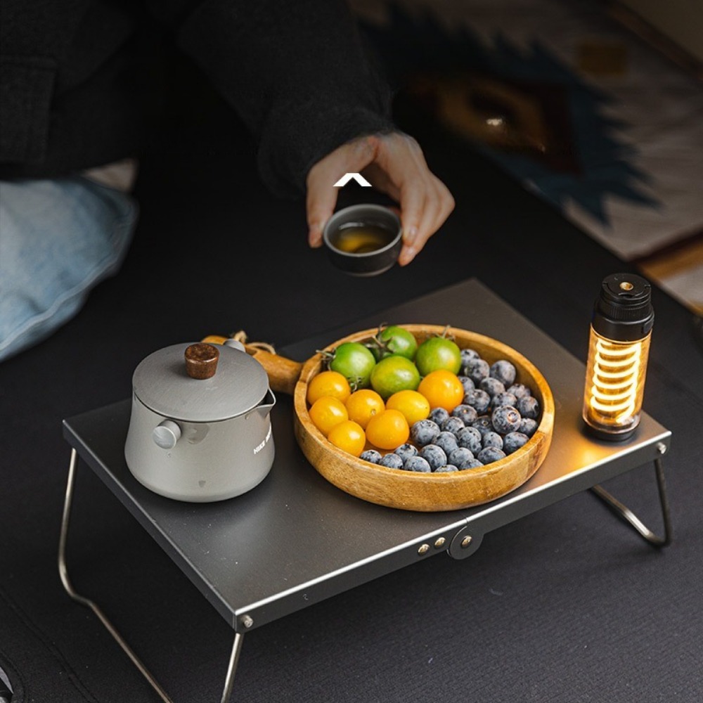 Mesa plegable para acampar al  - Camping Cooking Table Foldable reseña y precio