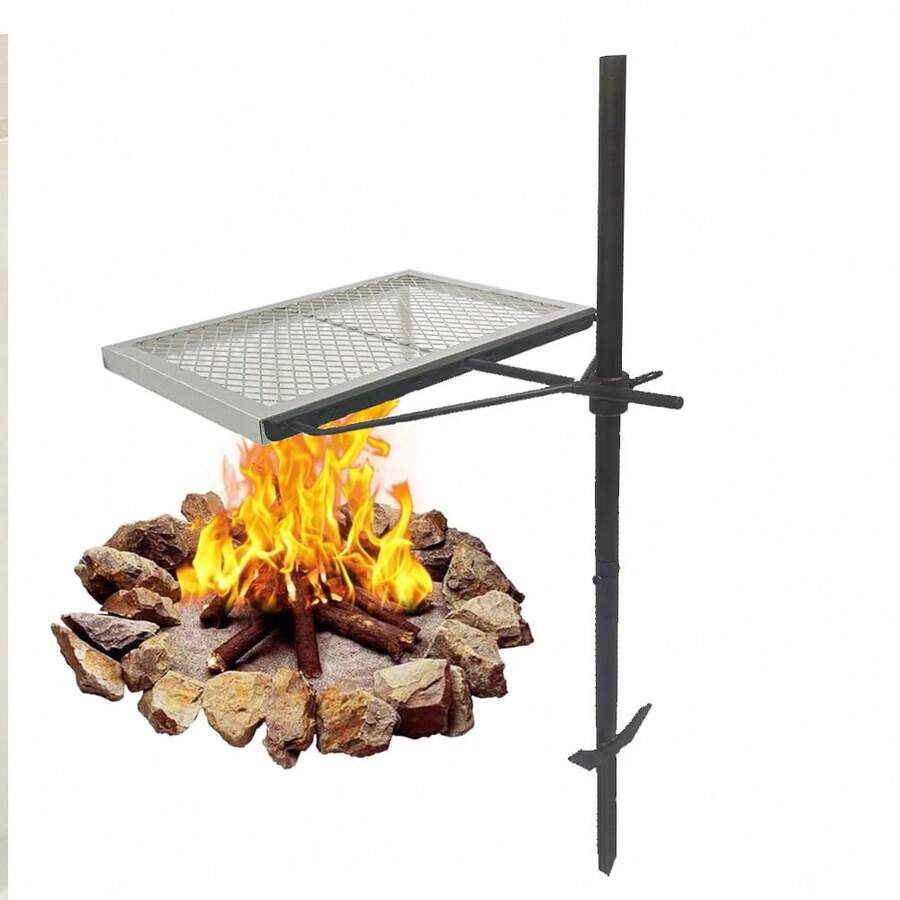 360 °   Parrilla Giratoria Aju - Campfire Cooking reseña y precio
