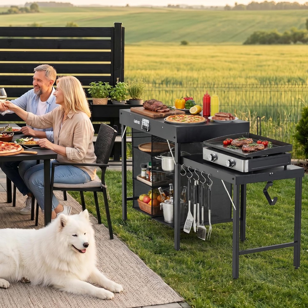 Mesa de Parrilla Metálica Pleg - Camping Cooking Table Foldable reseña y precio