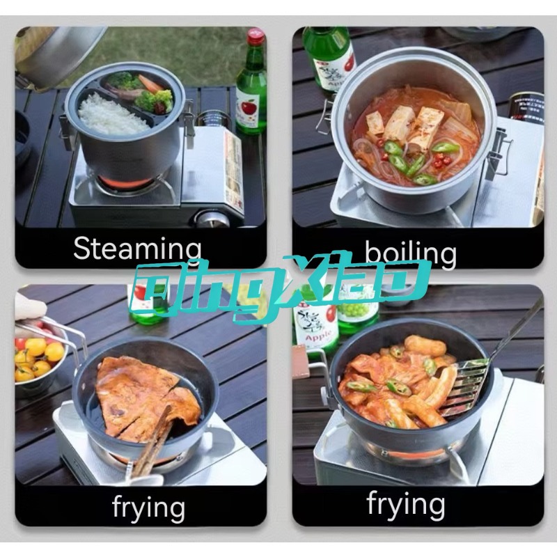 Olla Multifuncional de Acero I - Camping Cooking Portable reseña y precio