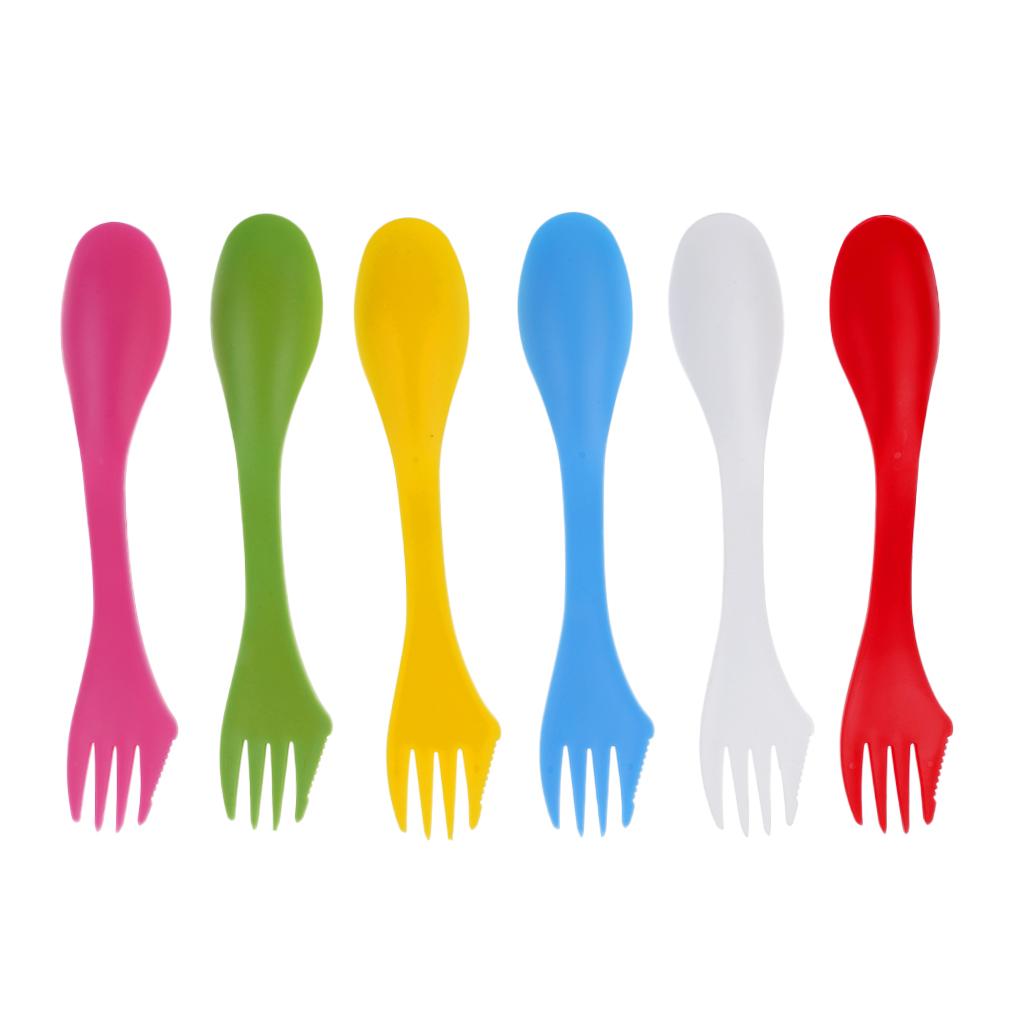 Juego de Cubiertos Multifuncio - Camp Spork Set reseña y precio