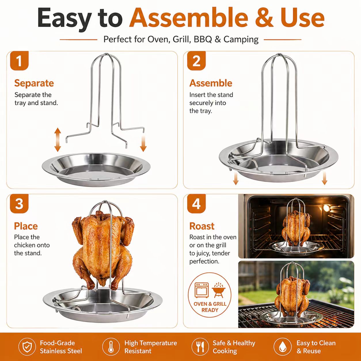 Soporte Portátil para Asar Pol - Campfire Cooking reseña y precio