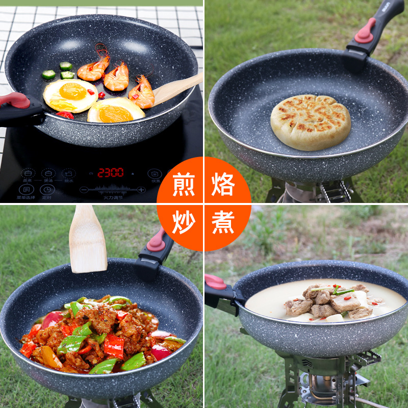 Wok Portátil para Exteriores 2 - Camping Cooking Wok reseña y precio