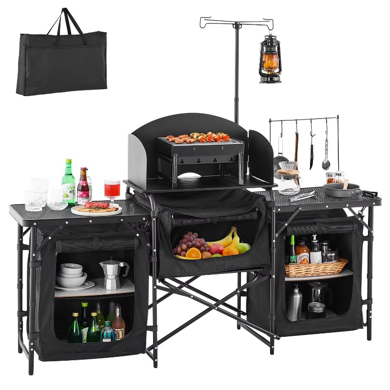 【Producto Popular】Mesa de Coci - Camping Cooking Cupboard reseña y precio