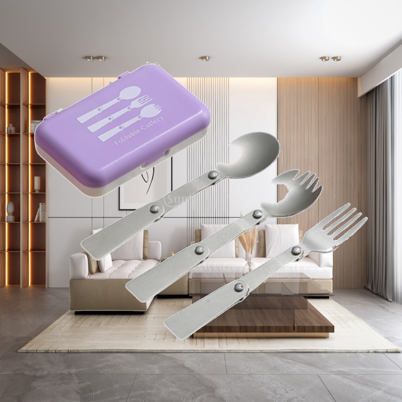 Juego de Cubiertos Plegables p - Camp Spork Set reseña y precio