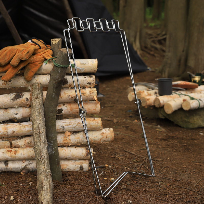 Soporte Plegable Portátil para - Camping Cooking Utensil Holder reseña y precio