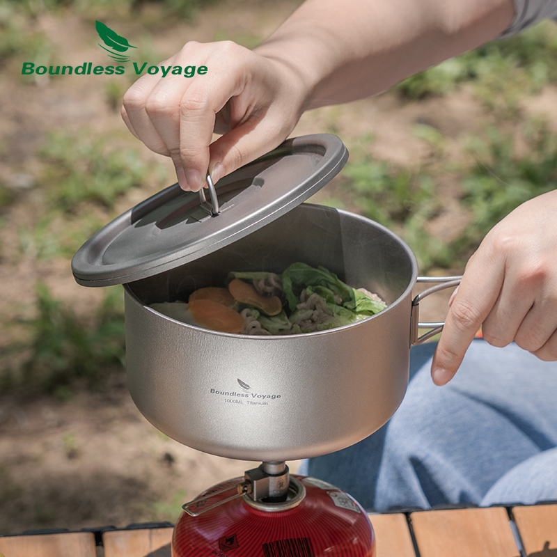 Olla de Camping de titanio Bou - Camping Cooking Tin reseña y precio