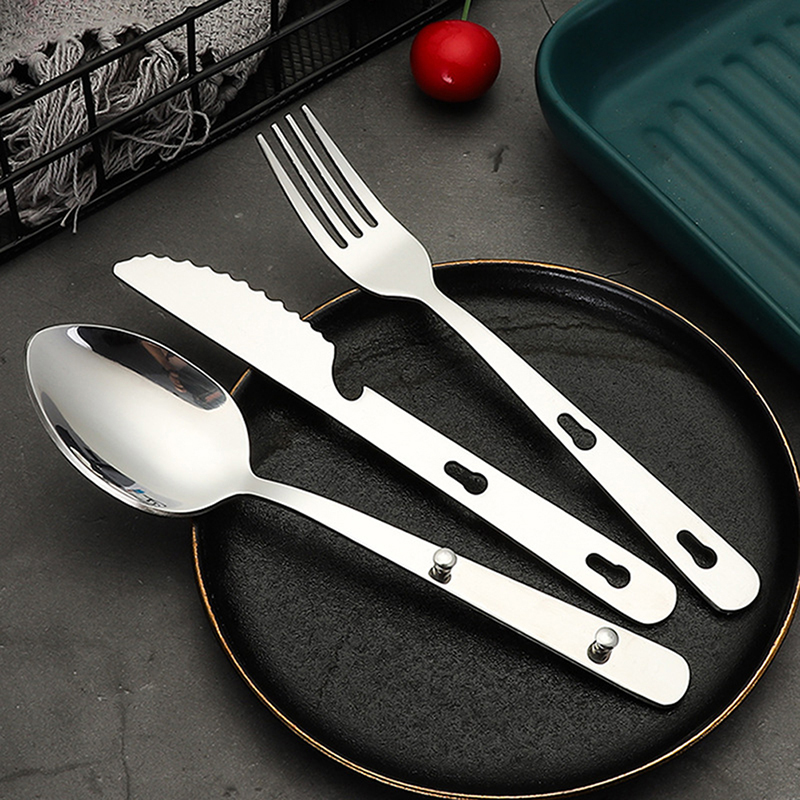 3 unids/set vajilla portátil d - Camping Cooking Bundle reseña y precio