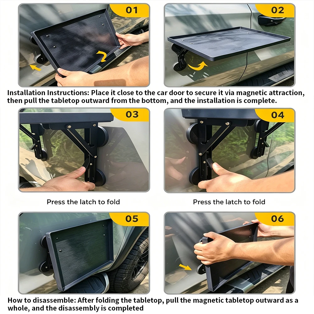 Bandeja Plegable para Puerta L - Camping Cooking Table Foldable reseña y precio