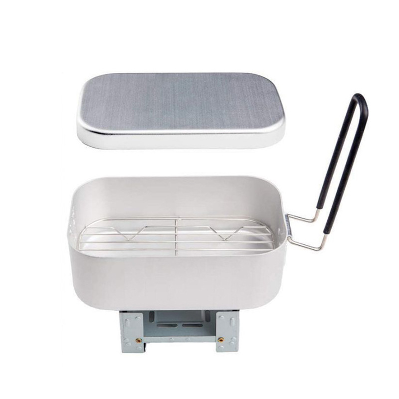 Kit de desorden de aluminio pa - Camping Cooking Box Set reseña y precio