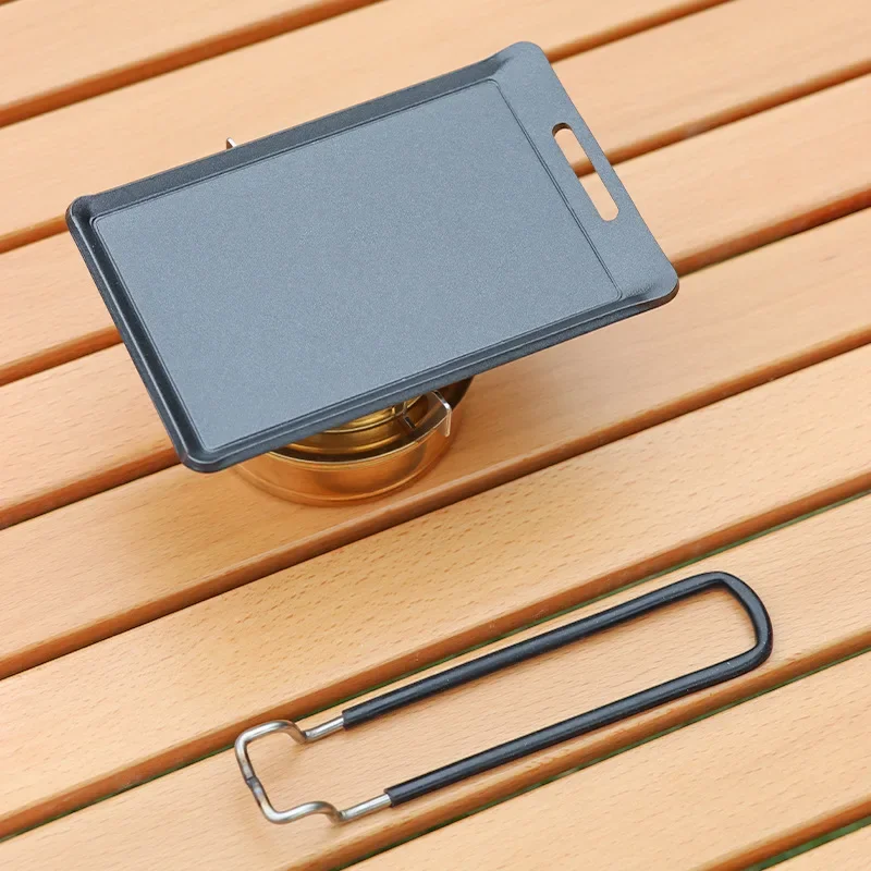 Mini sartén portátil para parr - Camping Cooking Cupboard reseña y precio