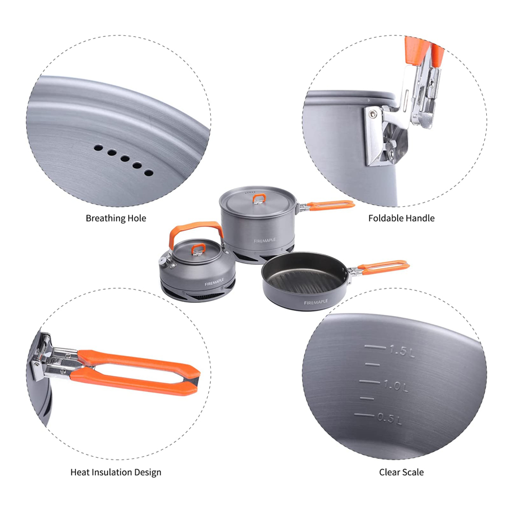 Fire Maple utensilios Camping  - Campfire Cooking reseña y precio