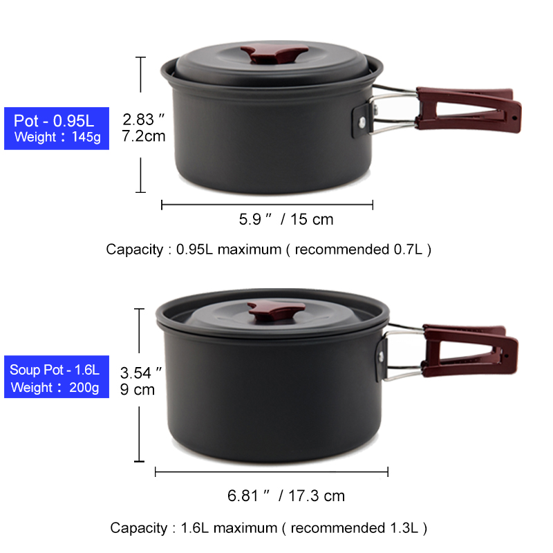 Widesea-Juego de utensilios de - Camping Cooking Bundle reseña y precio