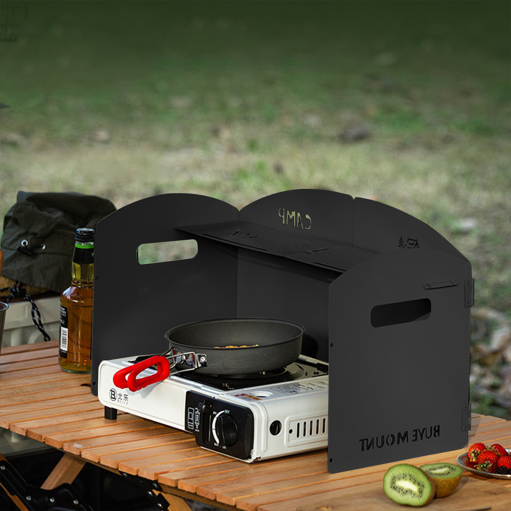 Parabrisas plegable para estuf - Campfire Cooking reseña y precio