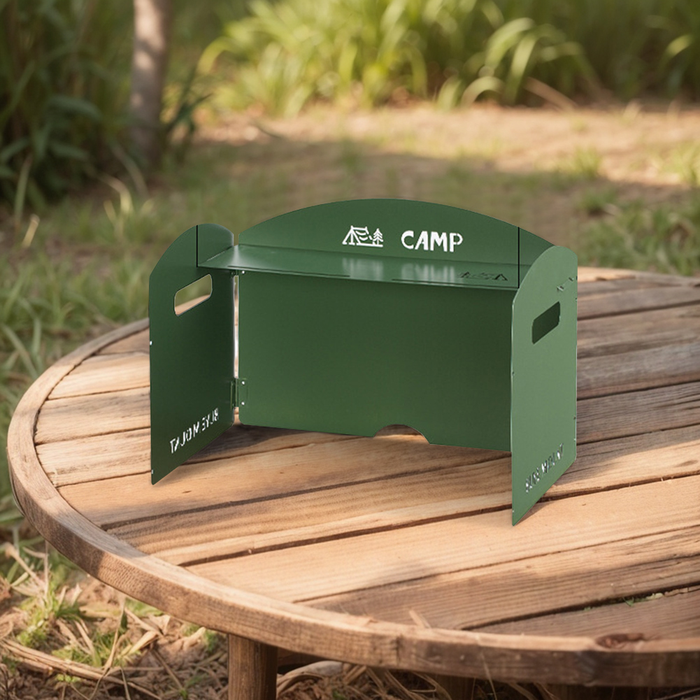 Parabrisas plegable para estuf - Campfire Cooking reseña y precio