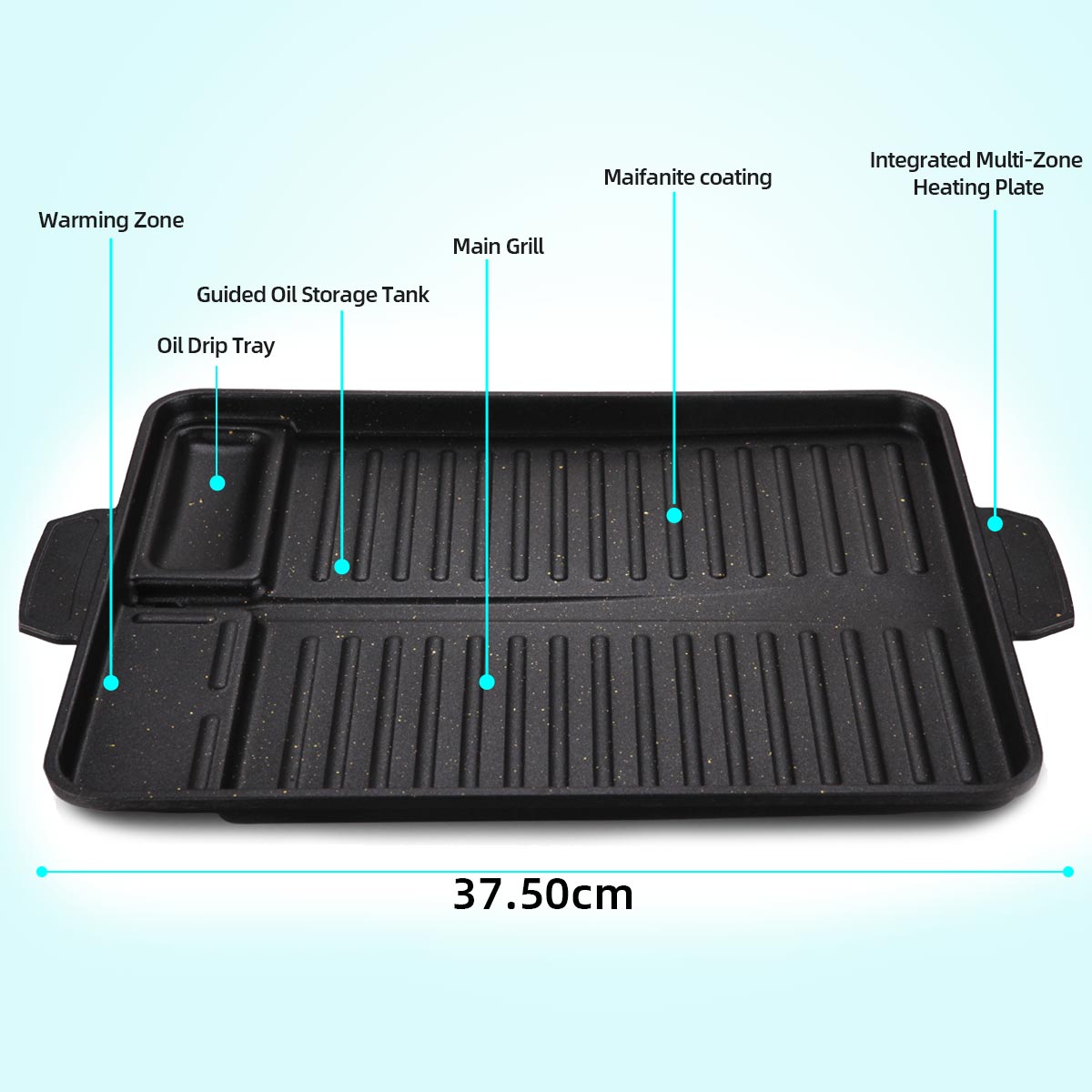 Plancha de aluminio con revest - Camping Cooking Cupboard reseña y precio