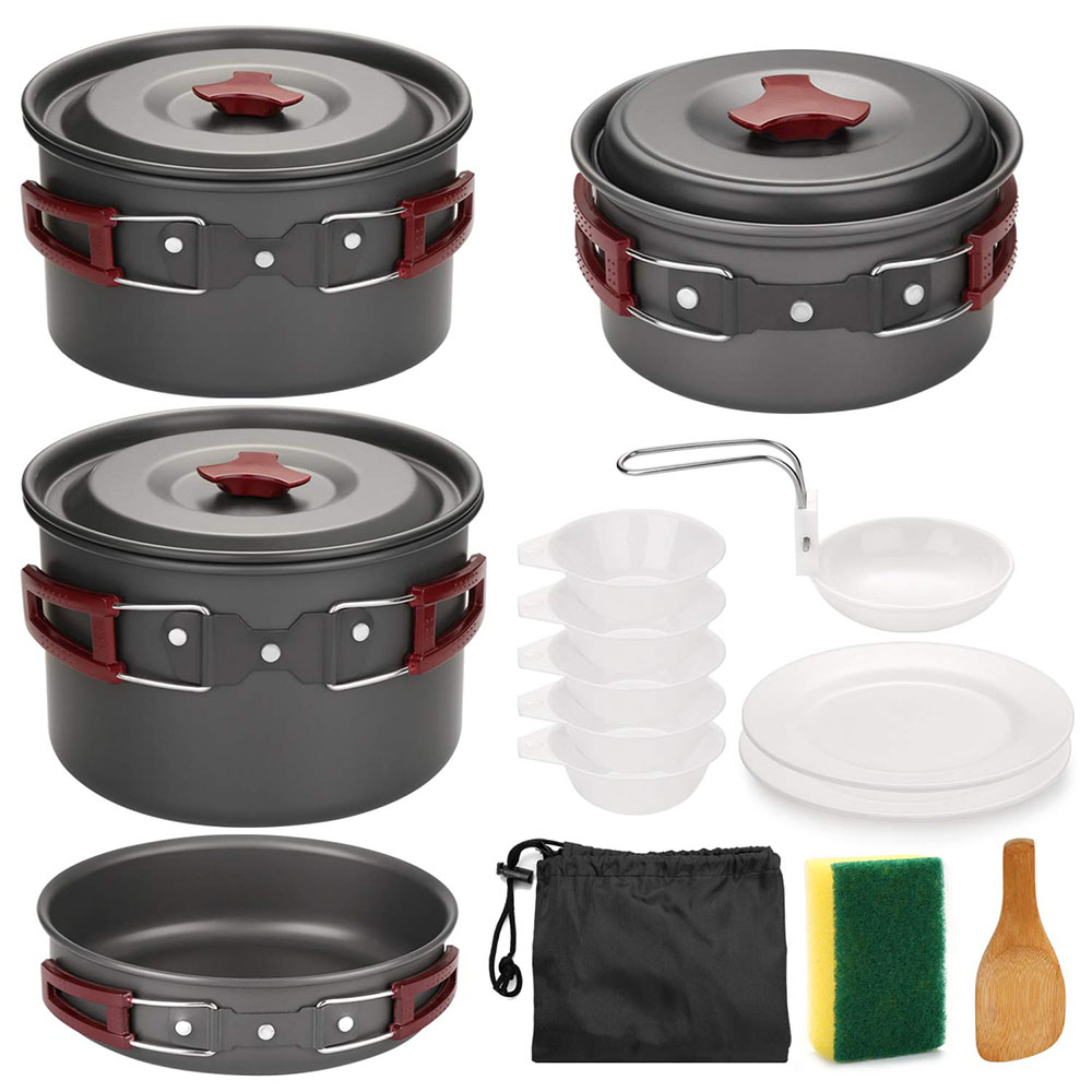 Kit de utensilios de cocina pa - Camping Cooking Full Set reseña y precio