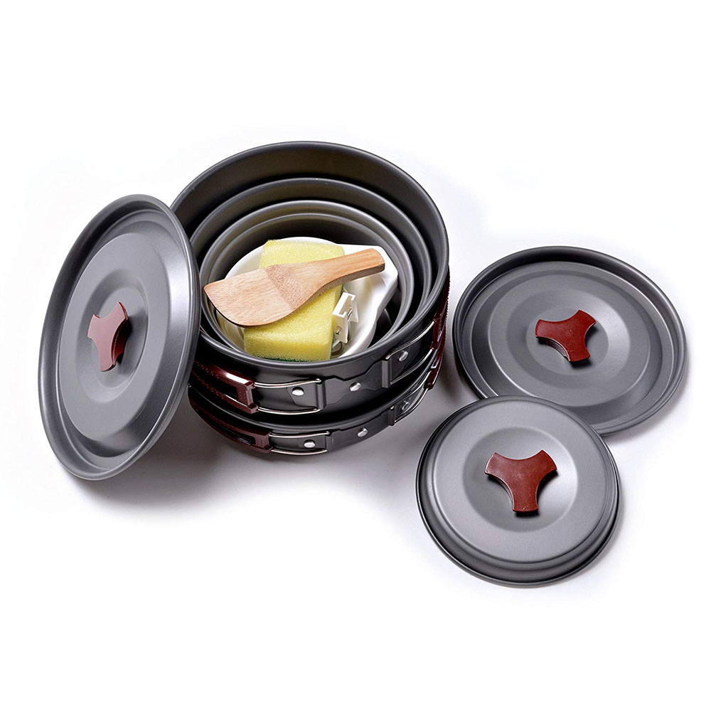 Kit de utensilios de cocina pa - Camping Cooking Full Set reseña y precio