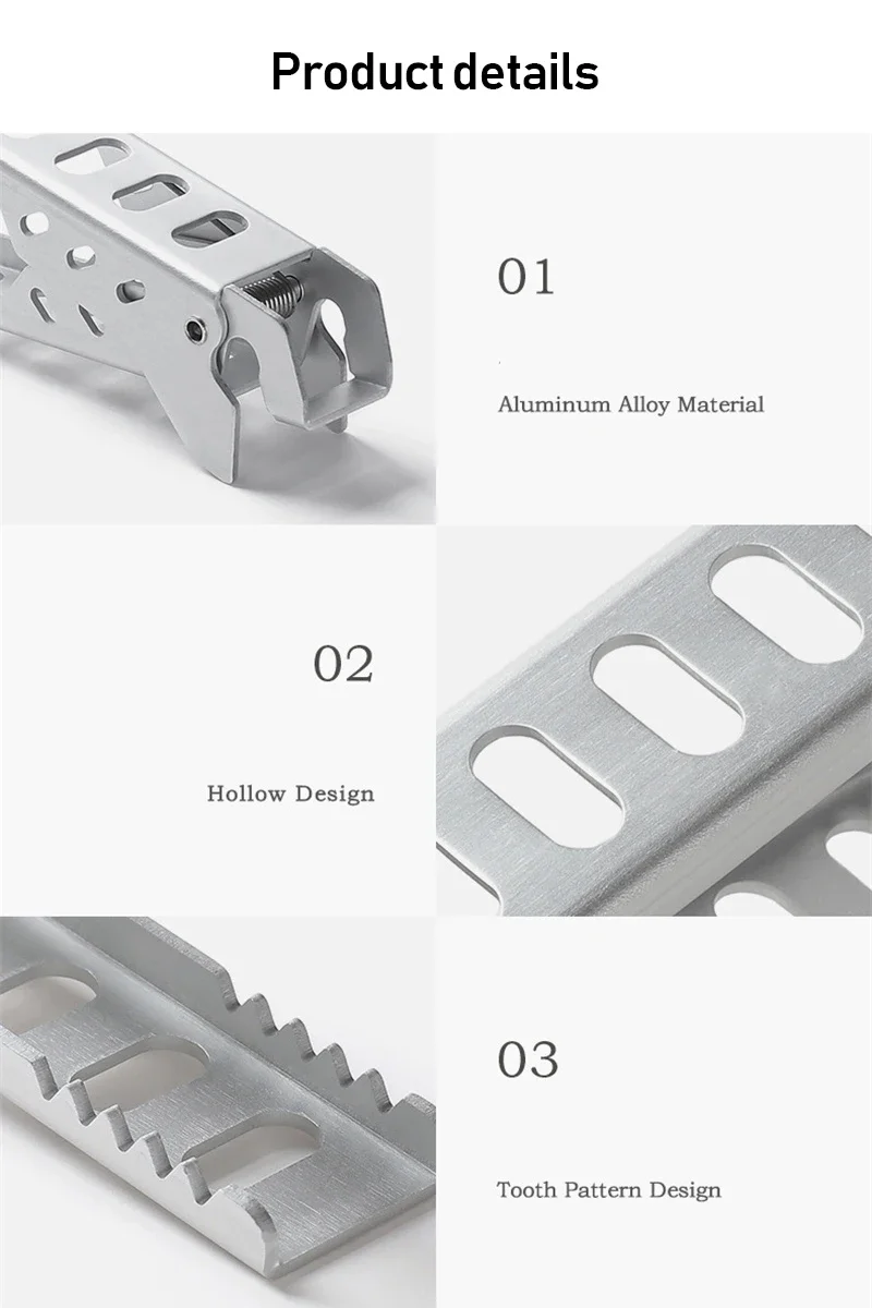 Clip de aleación de aluminio a - Camping Cooking Utensil Holder reseña y precio