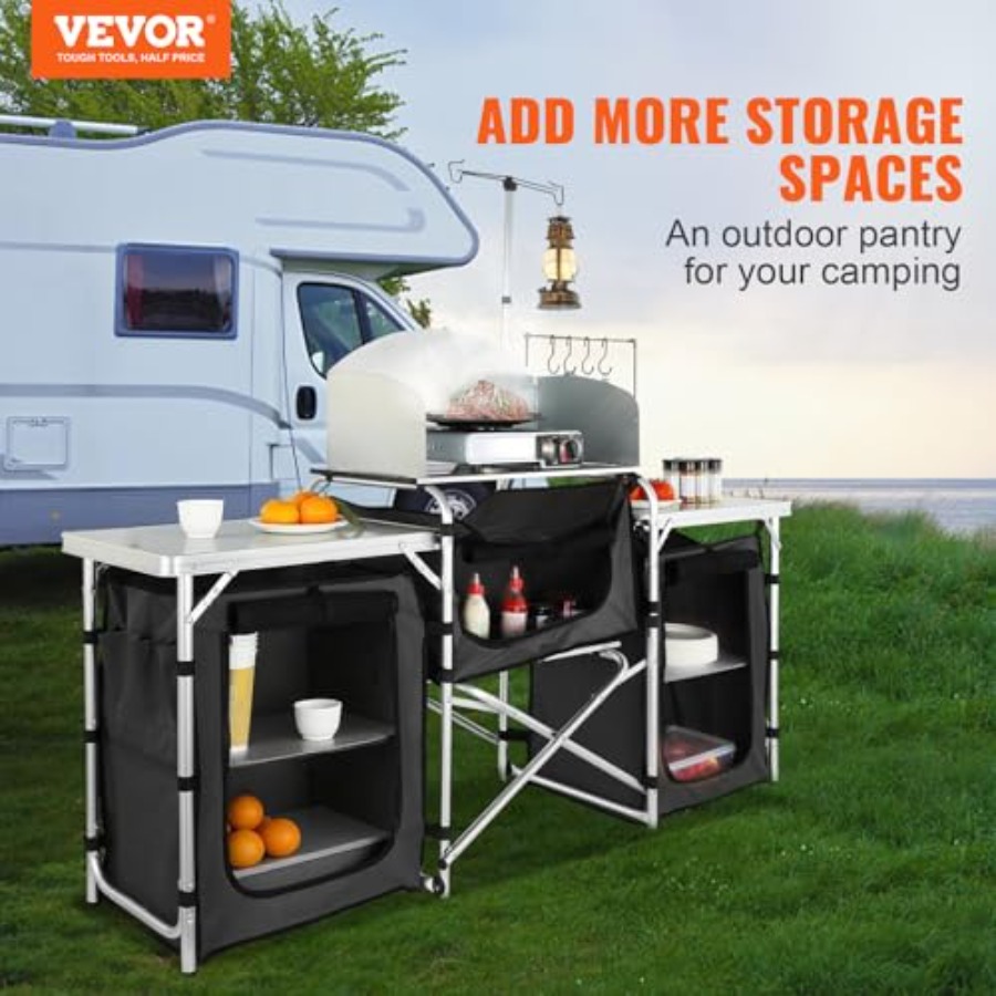 Mesa de Cocina para Camping, M - Camping Cooking Cupboard reseña y precio