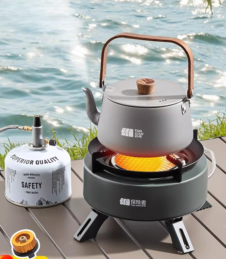 Estufa de Gas Portátil Desmont - Camping Cooking Box Set reseña y precio