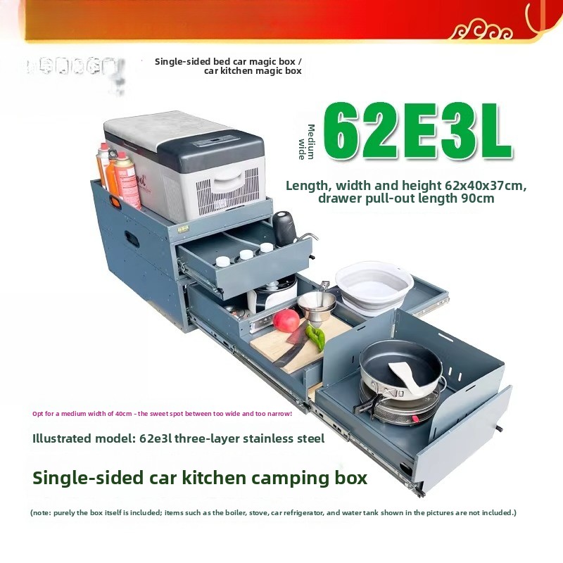Caja de Almacenamiento y Cocin - Camping Cooking Portable reseña y precio