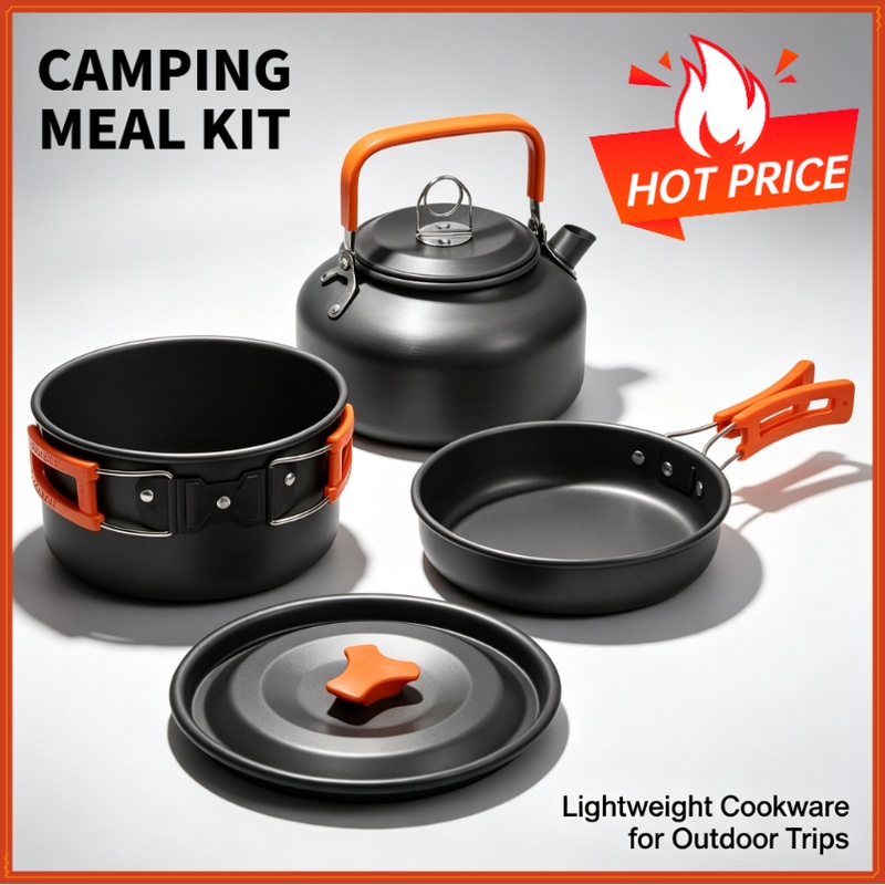 Juego de cocina para acampar,  - Camping Cooking Full Set reseña y precio