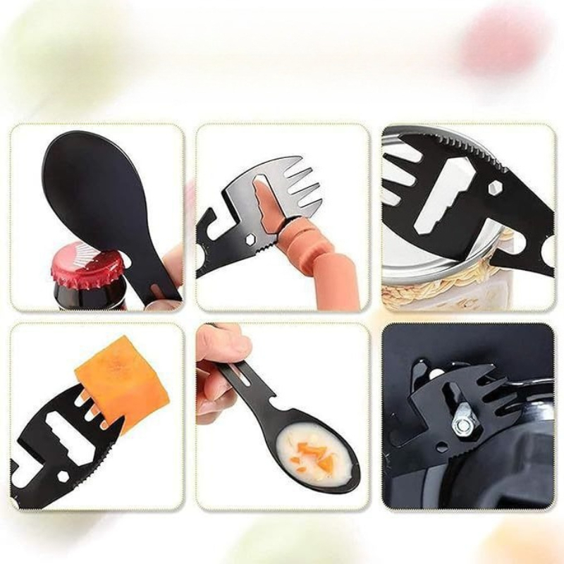 Cuchara-Tenedor para Camping 1 - Camp Spork Set reseña y precio