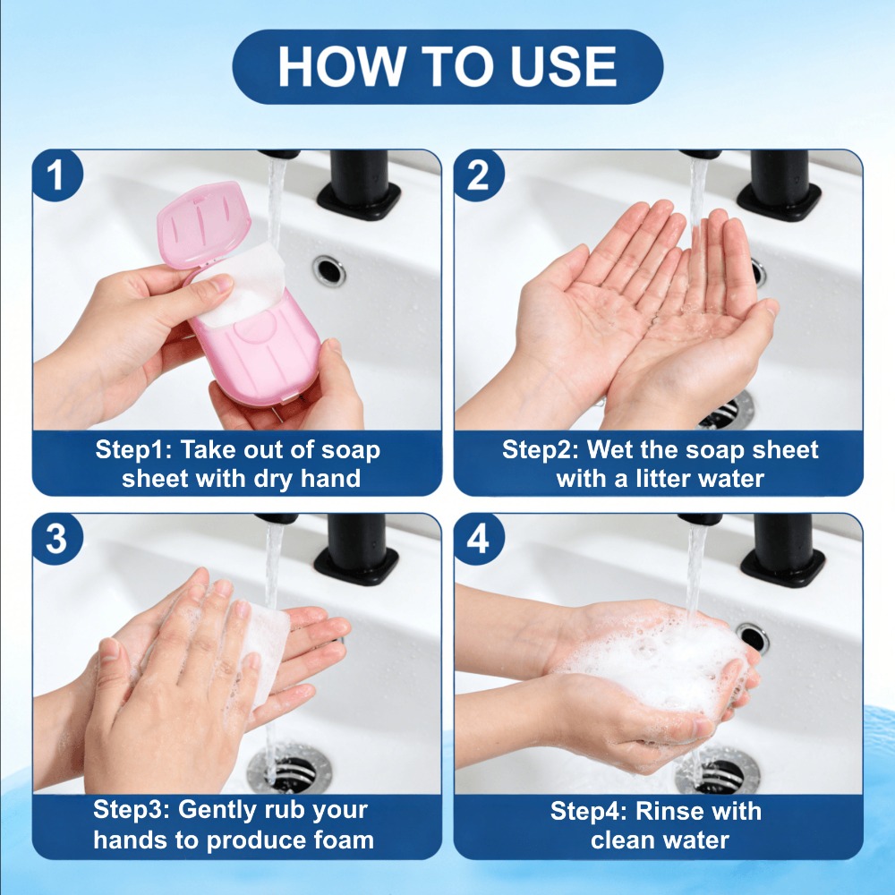Hojas de Jabón de Papel Desech - Biodegradable Soap Camp reseña y precio